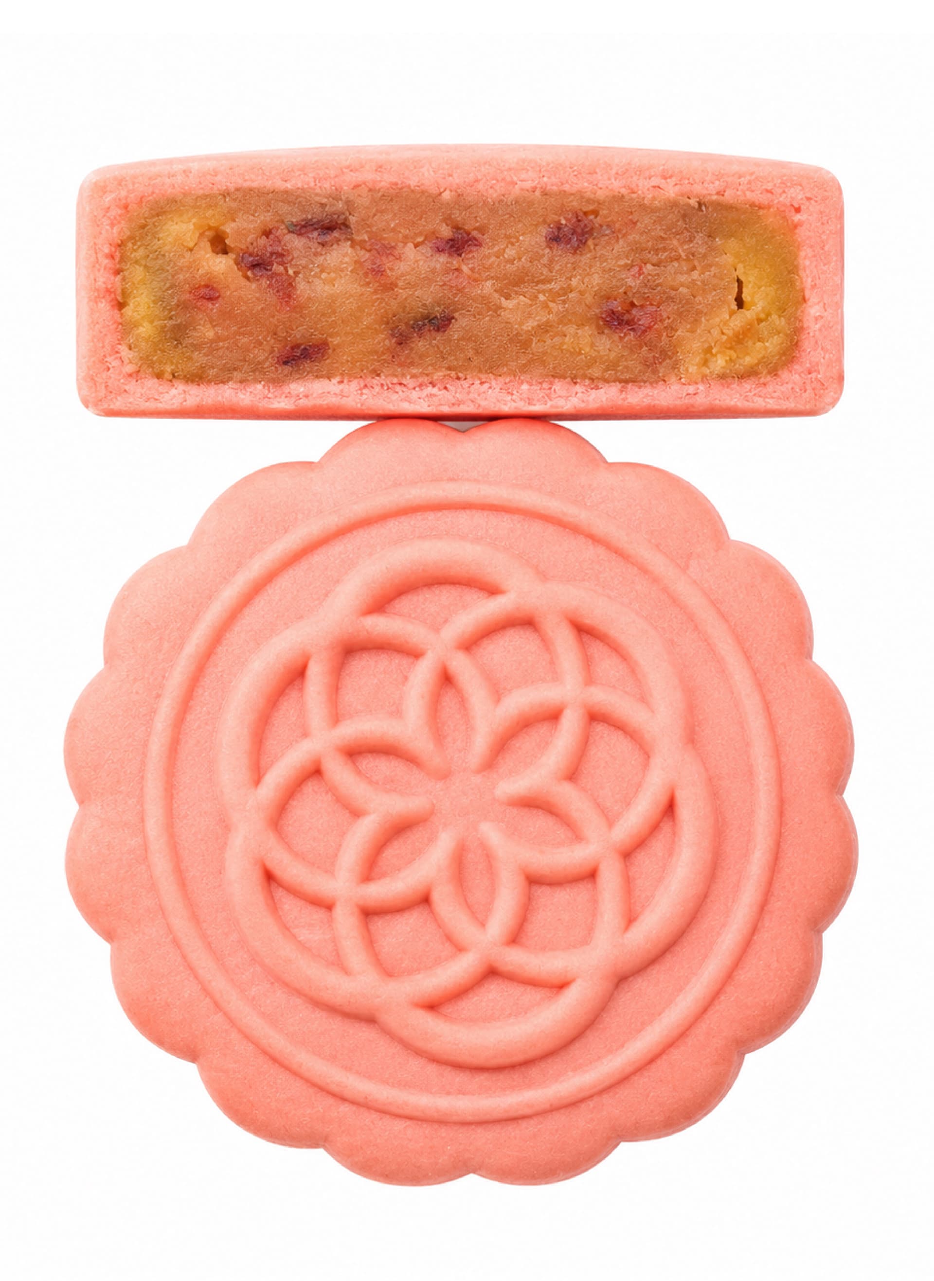 Osmanthus Oolong & Dragonfruit mooncake