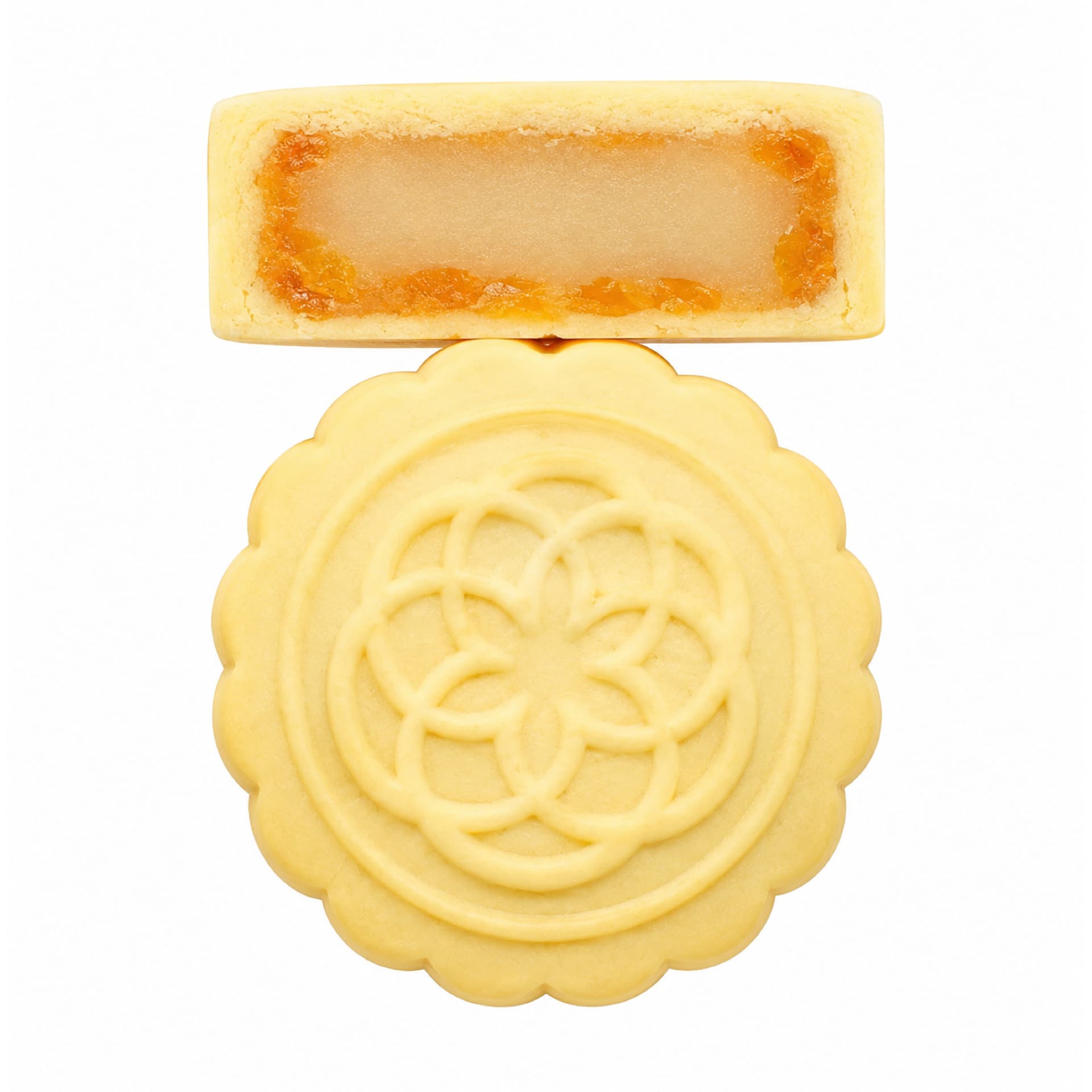 White Peach Oolong & White Lotus mooncake